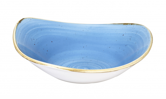 Churchill Stonecast Cornflower Blue Schale dreieckig 23,5cm/0,6l 