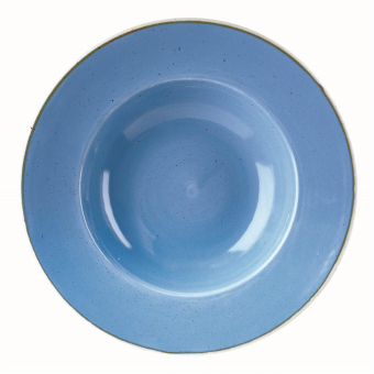 Churchill Stonecast Cornflower Blue Teller tief Fahne 28cm/0,47l 