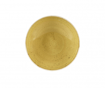 Churchill Stonecast Mustard Seed Yellow Teller tief coupe 18,2cm/0,43l ab 12 Stück