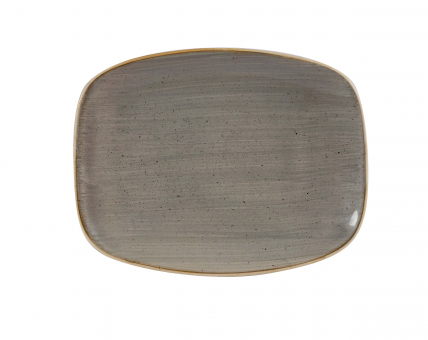 Churchill Stonecast Peppercorn Grey Chefs Oblong Platte 23,7x15,7cm 