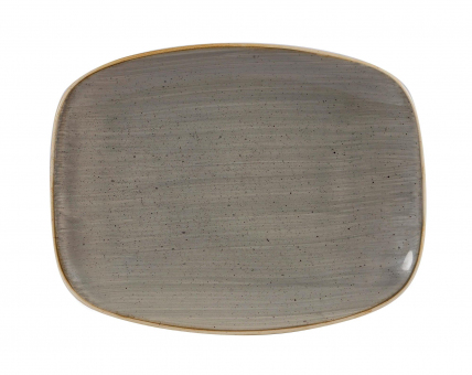 Churchill Stonecast Peppercorn Grey Chefs Oblong Platte 30x19,9cm 