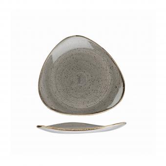 Churchill Stonecast Peppercorn Grey Teller flach dreieckig 22,9cm 