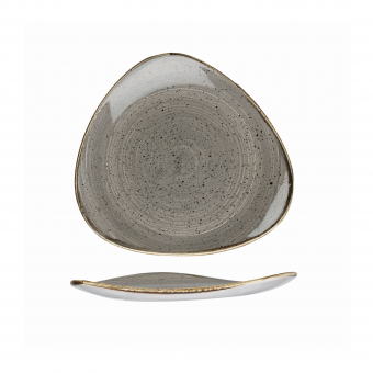 Churchill Stonecast Peppercorn Grey Teller flach dreieckig 26,5cm 