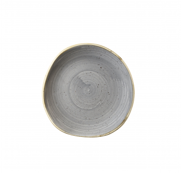 Churchill Stonecast Peppercorn Grey Teller flach rund organic 18,6cm ab 12 Stück