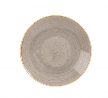 Churchill Stonecast Peppercorn Grey Teller halbtief coupe 25,5cm 