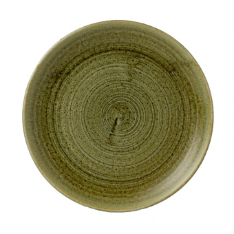 Churchill Stonecast Plume Olive Teller flach coupe 21,7cm 