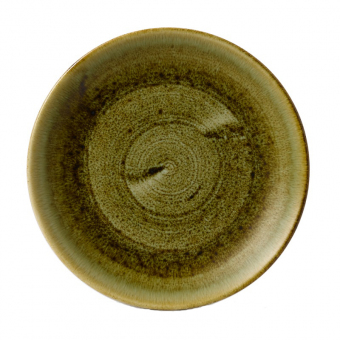Churchill Stonecast Plume Olive Teller flach coupe 26cm 
