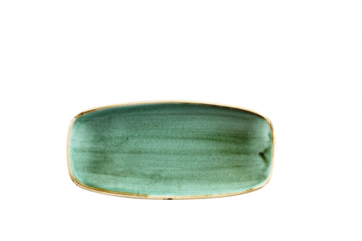 Churchill Stonecast Samphire Green Chefs Oblong Platte 29,9x12,7cm 