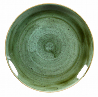 Churchill Stonecast Samphire Green Teller flach coupe 28,8cm ab 144 Stück