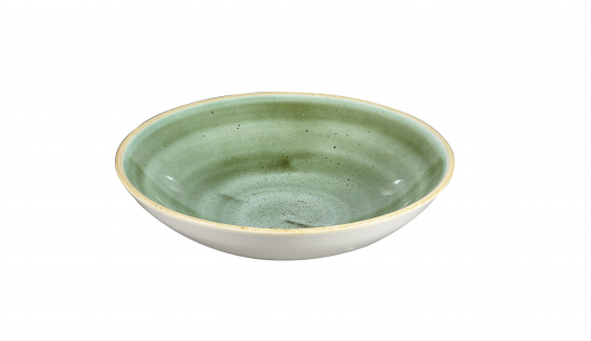Churchill Stonecast Samphire Green Teller tief coupe 18,2cm/0,43l 