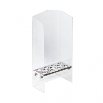 Eistütensilo Nr. 508A Plexi / Edelstahl von Stöckel 508A Plexi transparent / 8 x 26 mm, 3 x 31 mm
