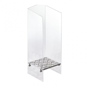 Eistütensilo Nr. 516B Plexi / Edelstahl von Stöckel 516B Plexi braun / 16 x 26 mm, 9 x 31 mm