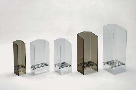 Eistütensilos Stöckel ST512a 12 x 26 mm, 6 x 31 mm, Höhe 600 mm, Plexi klar