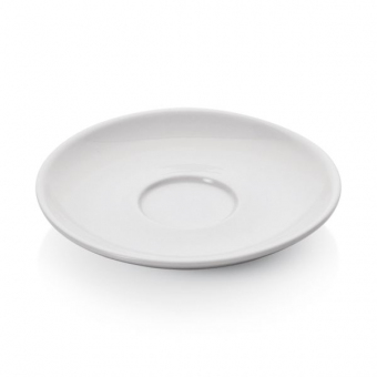 Espresso-Untertasse 12,5cm Italia Porzellan weiß  ab 150 Stück