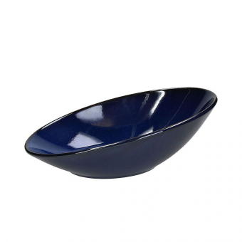 Schale oval 26 x 17,5 cm Jap Blu Tognana 