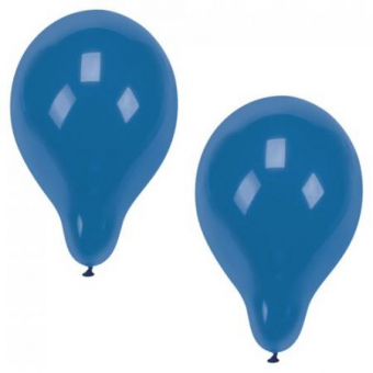 Luftballons Ø 25 cm blau, 100 Stück 