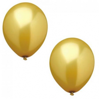Luftballons gold, 120 Stück 