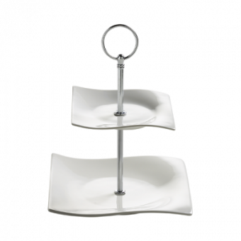 Etagere 2-stöckig Motion Maxwell Williams Restbestand 2 Stück 