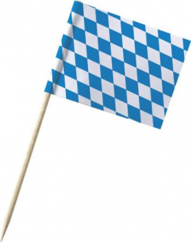 Minifähnchen Bayrisch Blau 4x50 Stück Suthor 