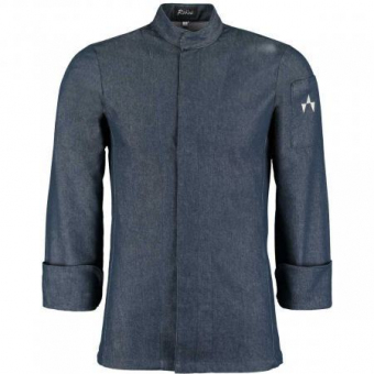Robini Kochjacke Dino Blue Denim 