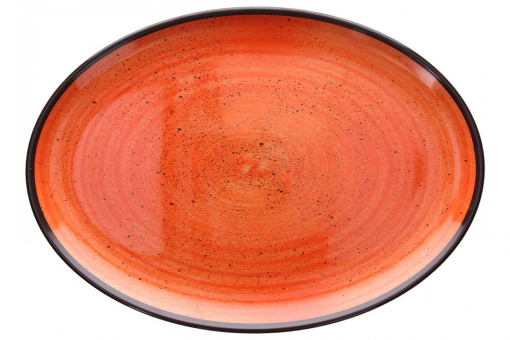 Platte 35,5x25,5cm Show Plate Colourful Melamine Arancio Tognana 