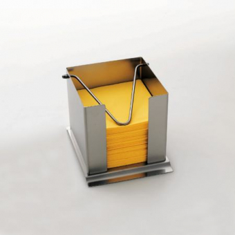 Serviettenbox mit Haltebügel Stöckel 130 x 130 x 130 mm, 25er/4-fach