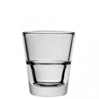 Stapelbecher Shotglas Stack Up 45 ml ARCOROC mit Druck ab 1000 Stück Druck 1-farbig/geeicht 2cl/4cl