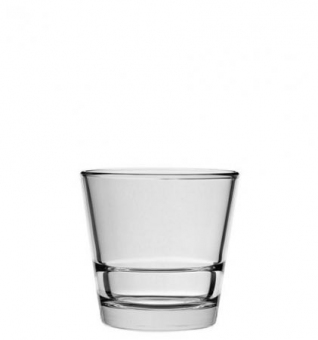 Stapelbecher Wasserglas Stack Up 210 ml ARCOROC mit Druck ab 600 Stück Druck 1-farbig/geeicht 0,1l
