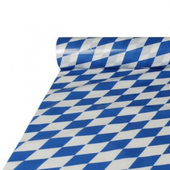 Tischdecke Folie 20x1 m Bayrisch Blau, 1 Rolle 