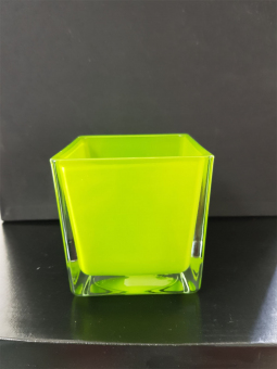 Tischlicht / Teelichthalter Glas grün 