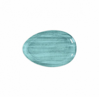 Teller oval 26 cm azzurro Geschirrserie B-RUSH Tognana ab 480 Stück