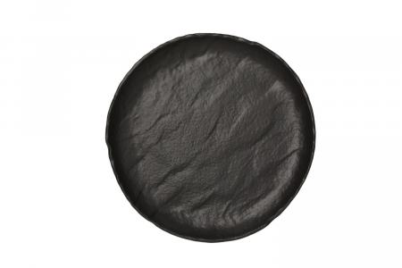 Teller flach 29 cm Vulcania schwarz Tognana ab 6 Stück