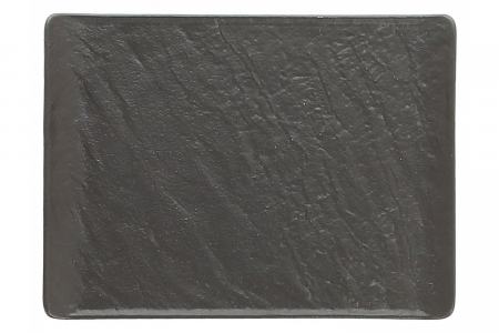 Platte 20x15 cm Vulcania schwarz Tognana ab 6 Stück