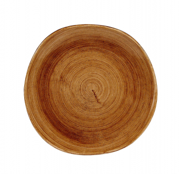 Churchill Stonecast Patina Vintage Copper Teller flach rund organic 26,4cm 