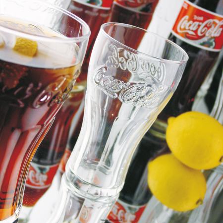 Coca-Cola Konturglas 6er Set - 0,30L Retro Gläser Geeicht